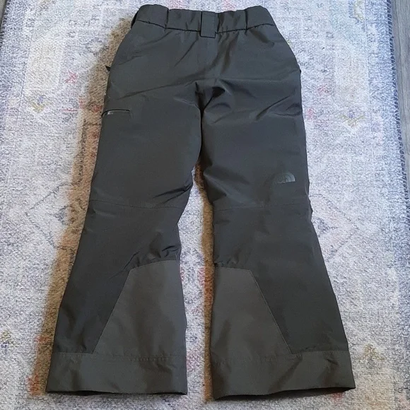 Girls Green The North Face ski pants size xs/tp with EZ grow feature - Picture 8 of 9